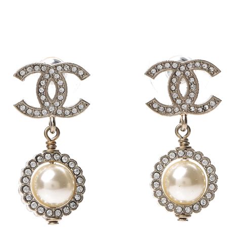 chanel earrings pearl 2015|chanel earrings outlet.